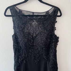 Long Formal Embroidered Lace JCPenny gown